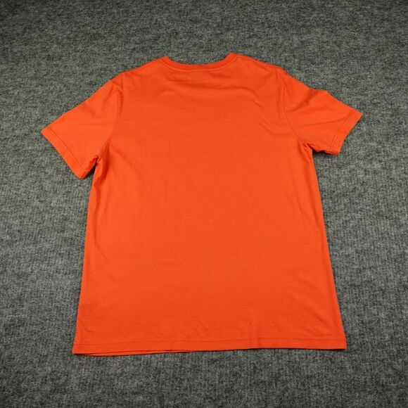 Ron Dorff T-Shirt Mens Large Orange "Discipline" Embossed Organic Cotton Casual- - Picture 2 of 12